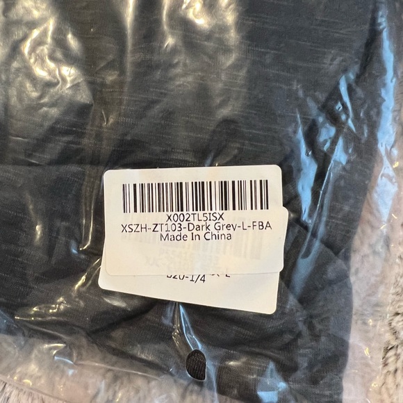 New Mens Lightweight Polyester Dark Grey Hooded Sweatshirt Short Sleeves - Picture 6 of 7